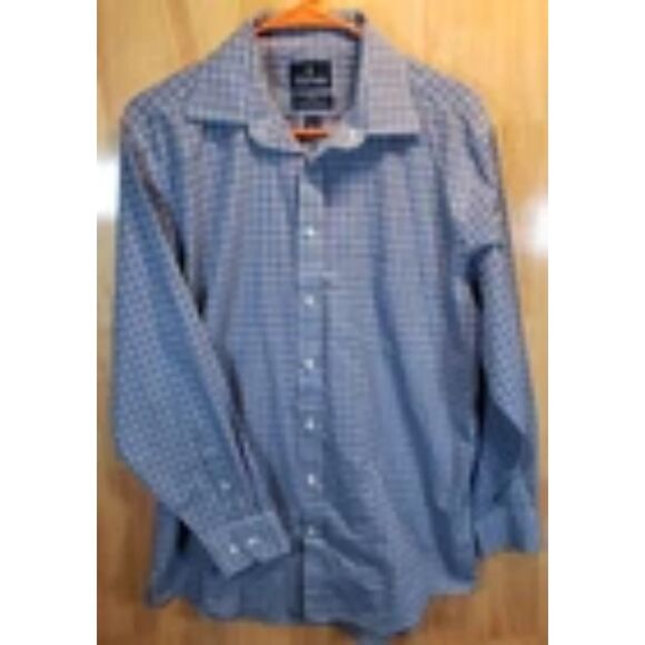 Stafford Men’s Shirt Lot of 4 – Size Medium Long Sleeve Button-Up Solid, Stripe - Picture 8 of 11